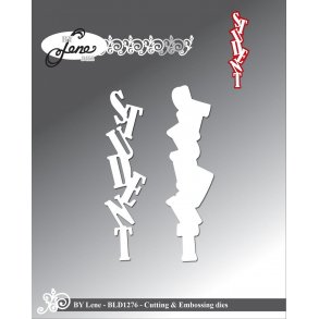 Die/skre stencil, By Lene's 