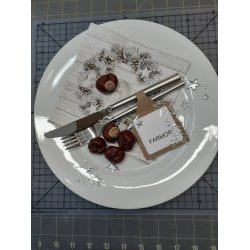 Dies/skre stencil, By Lene's  "Tag" m/sjove detaljer, ca. 6,8x15,7cm, 6 dies, BLD1325