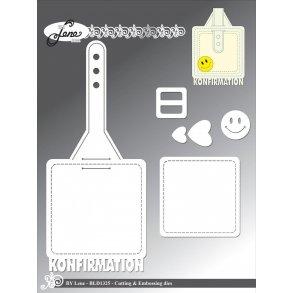 Dies/skre stencil, By Lene's  