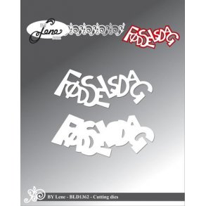 Die/skre stencil, By Lene's 