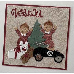 Dies/skre stencils, By Lene's "pakker og gaver", BLD1403