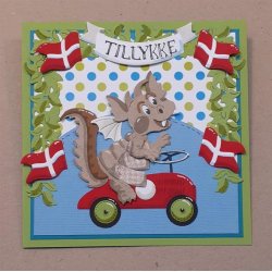 Dies/skre stencils, By Lene's "drage", BLD1408