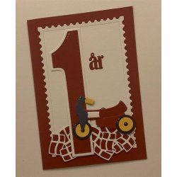 Dies/skre stencils, By Lene's "brne scooter", BLD1406