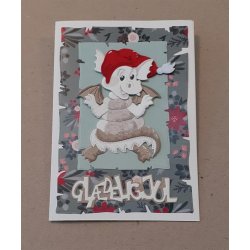 Dies/skre stencils, By Lene's "drage", BLD1408