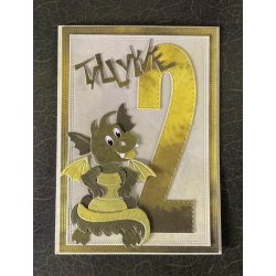 Dies/skre stencils, By Lene's "Tillykke", BLD1409