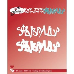 Dies/skre stencils, By Lene's "Slvbryllup, BLD1412