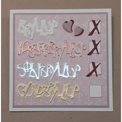Dies/skre stencils, By Lene's "skve hjerter", BLD1415