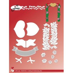 Dies/skre stencils, By Lene's "resport", BLD1416