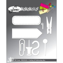 Dies/skre stencils, By Lene's "Kontor artikler", BLD1424