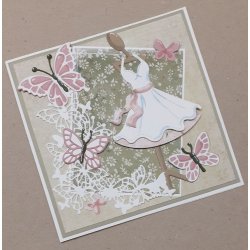 Dies/skre stencils, By Lene's "Mannequin pige", BLD1429