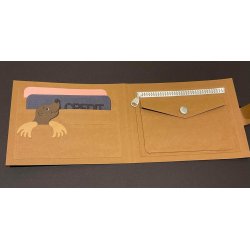 Dies/skre stencils, By Lene's "kreditkort", 4 dies, BLD1427