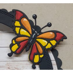 Dies/skre stencils, By Lene's "Sommerfugle", BLD1434