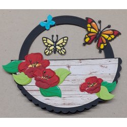 Dies/skre stencils, By Lene's "Sommerfugle", BLD1434