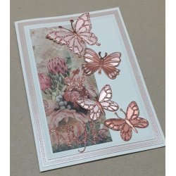 Dies/skre stencils, By Lene's "Sommerfugle", BLD1434