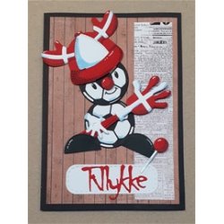 Dies/skre stencils, By Lene's Klaphat &amp; klaphnd "fodbold-fan's udstyr#2", BLD1437