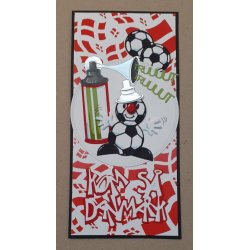 Dies/skre stencils, By Lene's 3 fodbolde, BLD1439