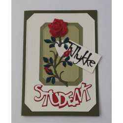 Die/skre stencil, By Lene's "Student" m/baggrund, BLD1456