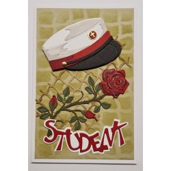 Die/skre stencil, By Lene's "Student" m/baggrund, BLD1456