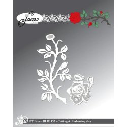 Die/skre stencil, By Lene's rose m/stilk, BLD1457