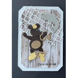 Die/skre stencil, By Lene's baggrunds gitter/net, BLD1459