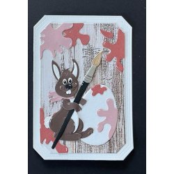 Die/skre stencil, By Lene's baggrunds splatter/klatter, BLD1460