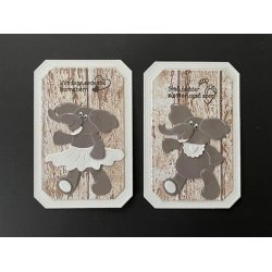 Die/skre stencil, By Lene's elefanter, BLD1462