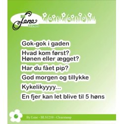 Akrylstempel fra By Lene, BLS1210, Hnse-snak