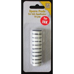 Tilbehr til Ink Applikator HG235739. Ekstra skumpuder, rund  2cm.