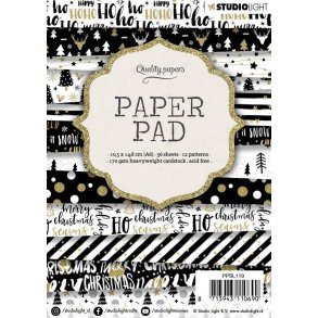 Papirblok, 12 design, 10,5x14,8cm (A6), 170grams, 36 ark i alt