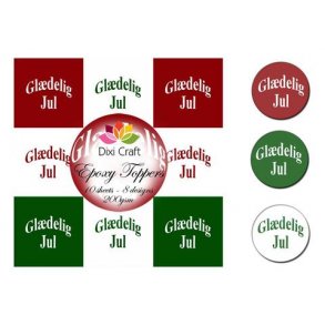 Dixi Craft Epoxy Toppers, Tekster 