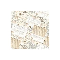 Papirblok, 15x15cm, 200g/m2, 24 ark "Ephemera Labels"