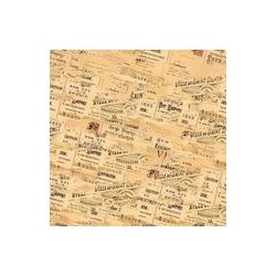 Papirblok, 15x15cm, 200g/m2, 24 ark "Ephemera Labels"