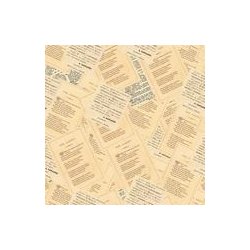 Papirblok, 15x15cm, 200g/m2, 24 ark "Ephemera Labels"