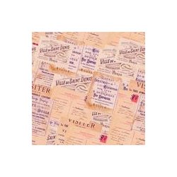 Papirblok, 15x15cm, 200g/m2, 24 ark "Ephemera Labels"