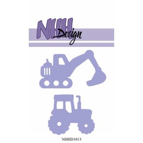 Dies/skre stencil, traktor & gravko, NHHD1013