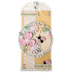 Dies/skre stencil, Mariehns &amp; Firklver, 5 dies