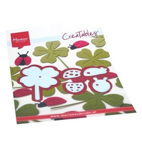 Dies/skre stencil, Mariehns & Firklver, 5 dies