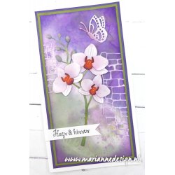 Dies/skre stencil, murstens-baggrund ca. 49x95mm