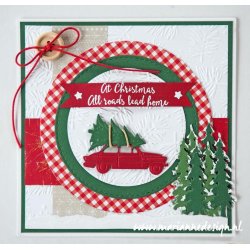  Papirblok i karton, "Swedish Winter", 8 design, A5-str., 32 ark i alt