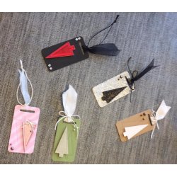 Die/skre stencil, Julterer, 3 dies og 3 embossing, max ml 30x68mm, SBD060