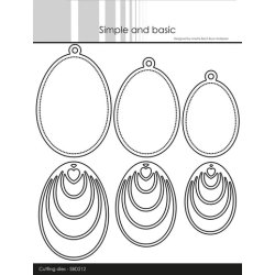 Dies/skre stencil, Simple&Basic, SBD212 Pskeg