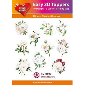 3D toppers - udstanset, 