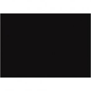 Mosgummi sort, 2mm tyk, 21x30cm, 1stk