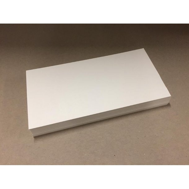 Kort karton, Mini slim card base, 15x15cm, 200g, elfenbensfarvet, 10 ark