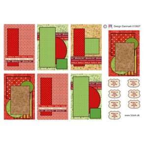 Klippeark - Jul, Baggrunde til 7 sm kort