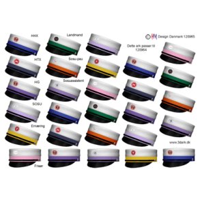 3D klippeark - Student, huer i alle farver