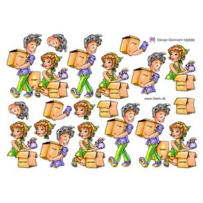 3D klippeark - Vi flytter!