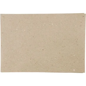 Kardus-genbrugspapir A4, 135g, naturfarvet (kvist), 20 ark