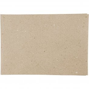 Kvistkarton 14x28cm, 225g (genbrugskarton)