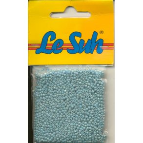 Glasperler, Rocailles 2,0mm, ca. 20g, pastel bl perlemor